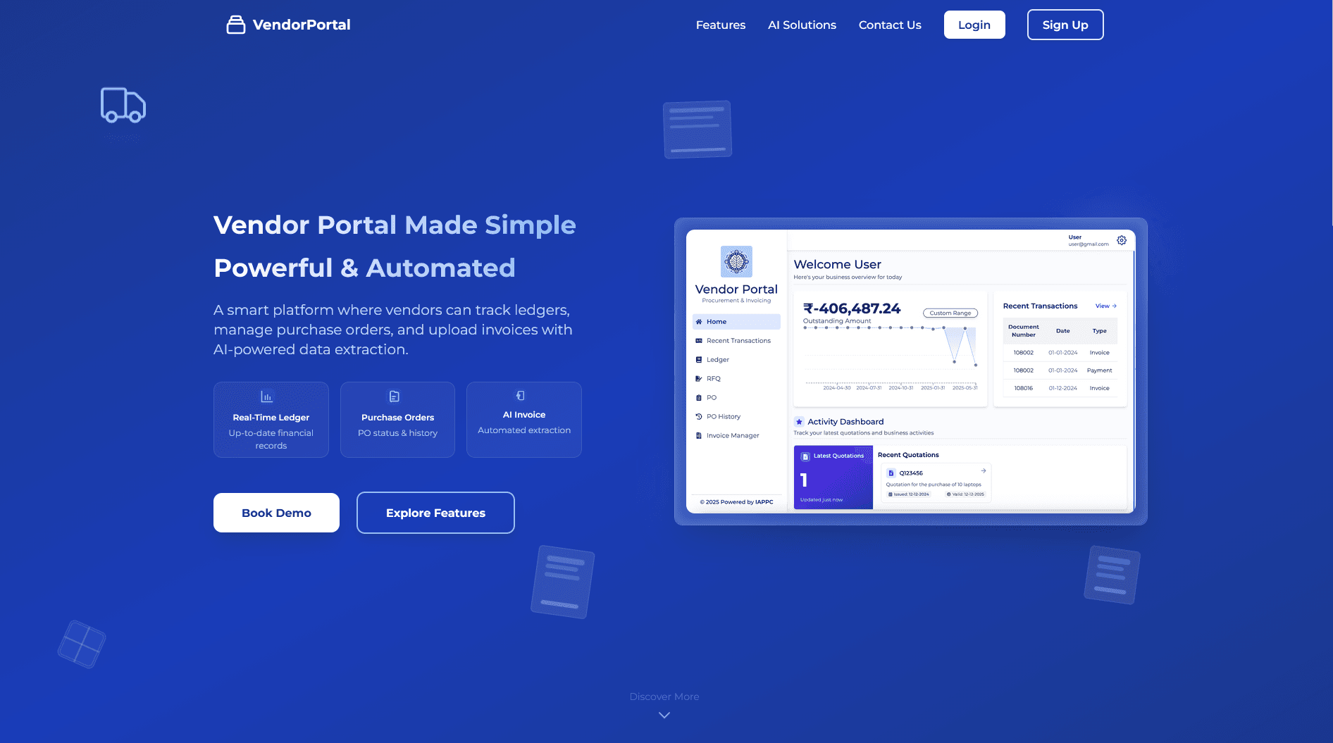Vendor Management Portal